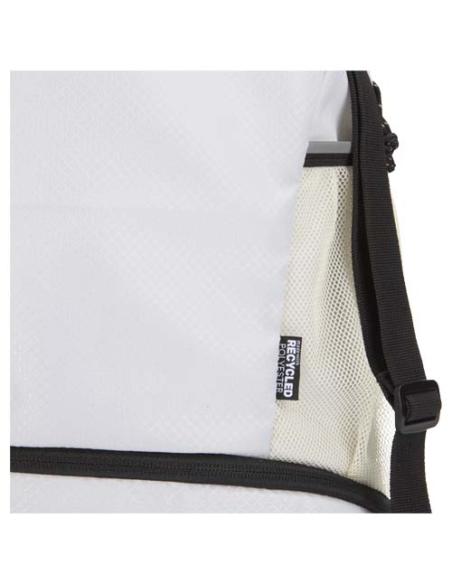 Bolsa deportiva de 18 L con cordón y compartimento inferior de material reciclado con certificado GRS N23990031