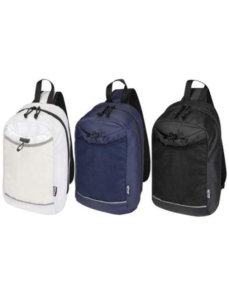 Bolsa cruzada de hidratación de 6 L de material reciclado con certificado GRS N23101031