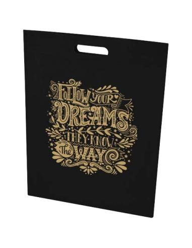 Bolsa Tote de 5 L de material no tejido reciclado con certificado GRS N09301031