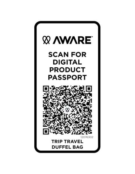 Bolsa de lona reciclada de viaje de 42 litros N20367021