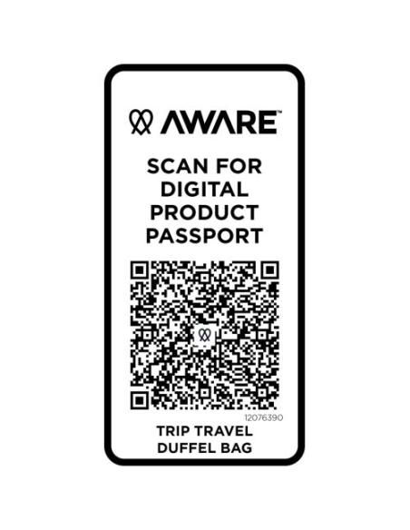 Bolsa de lona reciclada de viaje de 42 litros N09367021