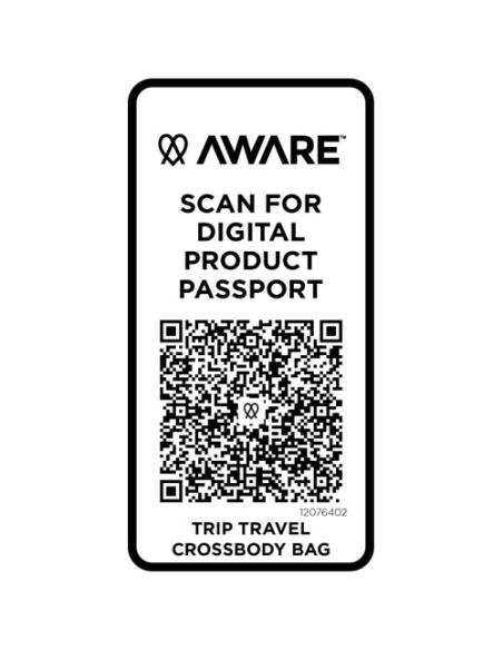 Bolsa bandolera de viaje reciclada de 1 litro N20467021