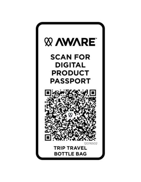 Bolsa para botellas de viaje reciclada de 2 litros N20567021