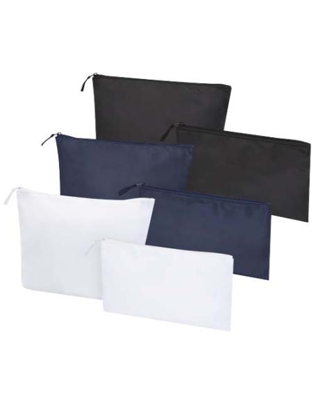 Set de neceseres de material reciclado con certificado GRS N09867021