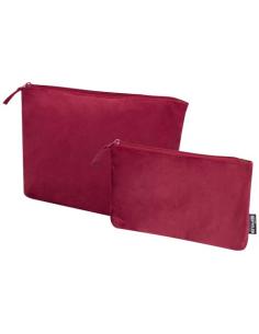Set de neceseres de terciopelo reciclado con certificado GRS N22967021