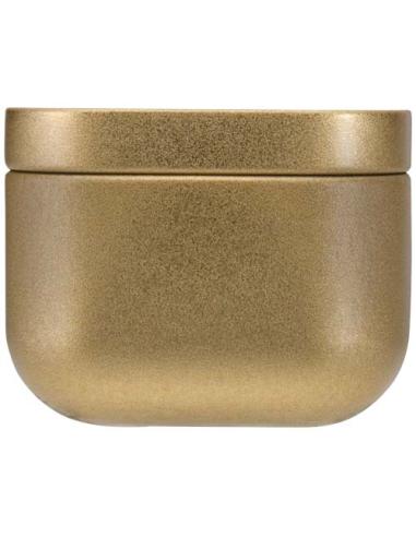 Vela cuadrada en caja metálica con aroma de vainilla N41253621