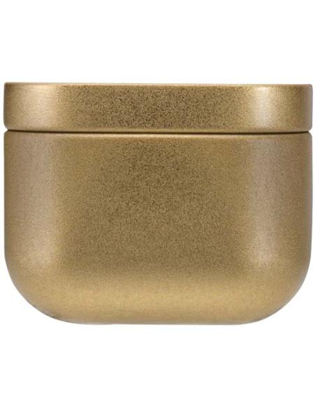 Vela cuadrada en caja metálica con aroma de vainilla N41253621
