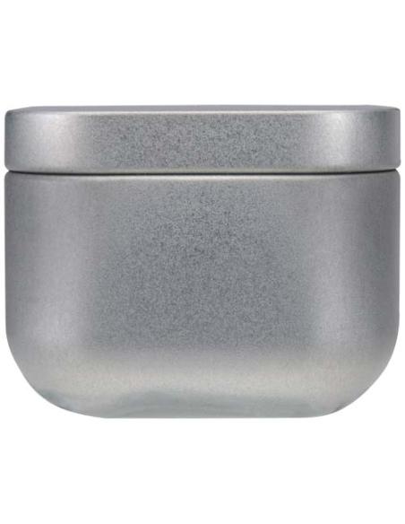 Vela cuadrada en caja metálica con aroma de vainilla N18253621
