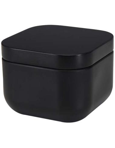 Vela cuadrada en caja metálica con aroma de vainilla N09253621