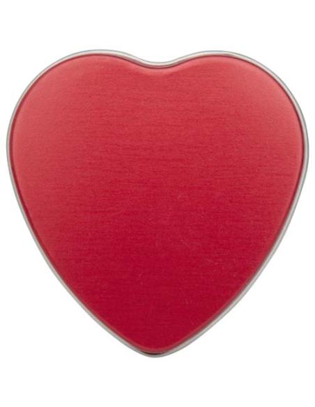 Vela con forma de corazón y aroma de vainilla en caja metálica N12353621