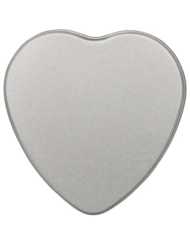 Vela con forma de corazón y aroma de vainilla en caja metálica N18353621