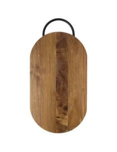 Tabla de cortar de madera de acacia con mango N17293621 2