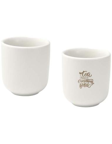 Juego de 2 tazas de espresso de cerámica de 90 ml N10793621
