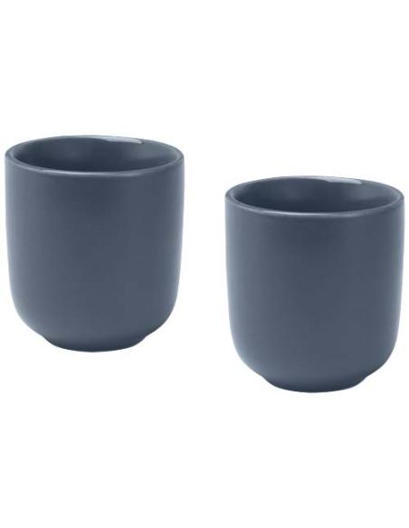Juego de 2 tazas de espresso de cerámica de 90 ml N55793621