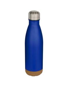 Botella de 500 ml de acero inoxidable con aislamiento y doble pared con detalles de corcho N12298001