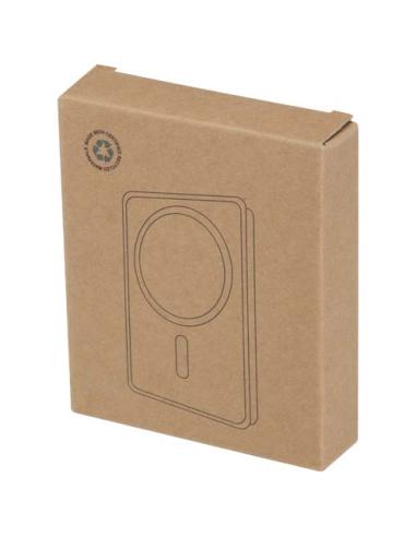 Batería externa inalámbrica magnética de 10 000 mAh y 15 W con PD de 20 W fabricada con plástico reciclado N10244421