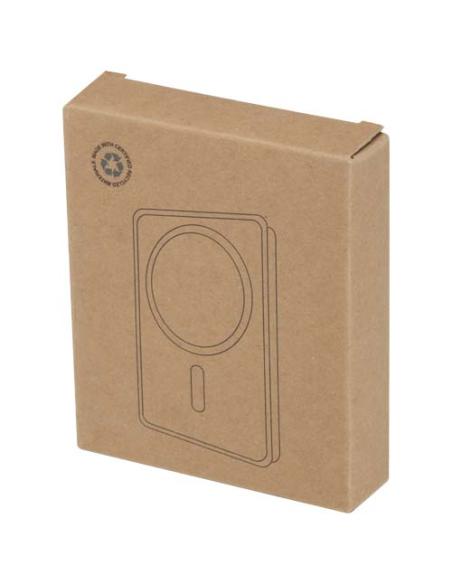 Batería externa inalámbrica magnética de 10 000 mAh y 15 W con PD de 20 W fabricada con plástico reciclado N10244421