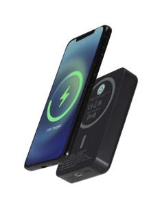 Batería externa inalámbrica magnética de 10 000 mAh y 15 W con PD de 20 W fabricada con plástico reciclado N10244421