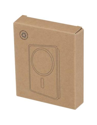 Batería externa inalámbrica magnética de 10 000 mAh y 15 W con PD de 20 W fabricada con plástico reciclado N09244421