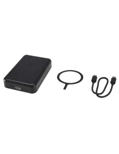 Batería externa inalámbrica magnética de 10 000 mAh y 15 W con PD de 20 W fabricada con plástico reciclado N09244421