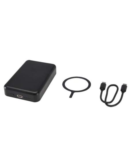 Batería externa inalámbrica magnética de 10 000 mAh y 15 W con PD de 20 W fabricada con plástico reciclado N09244421