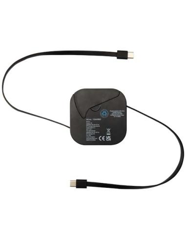 Cable retráctil reciclado 5 en 1 para sincronización de datos y carga rápida de 100 W con kit de herramientas para smartphone N0