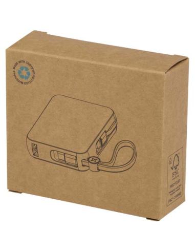 Batería externa para tableta de 10 000 mAh y 35 W con cable tipo C integrado y fabricada con plástico reciclado N09054421