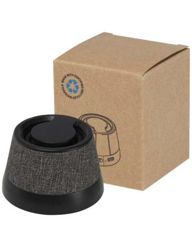 Altavoz inalámbrico magnético de plástico reciclado de 3 W N09254421