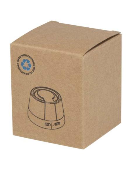 Altavoz inalámbrico magnético de plástico reciclado de 3 W N09254421