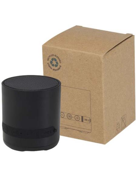 Altavoz inalámbrico de plástico reciclado de 3 W N09454421