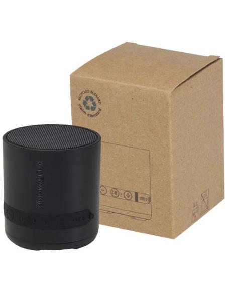 Altavoz inalámbrico de plástico reciclado de 3 W N09454421