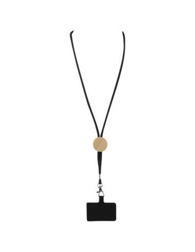 Lanyard para smartphone con detalles de bambú N09654421