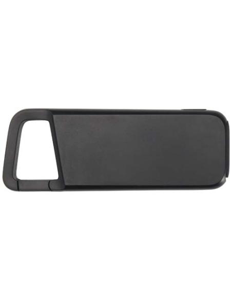 Batería externa de 5000 mAh y 12 W de plástico reciclado resistente al agua con mosquetón N09074421