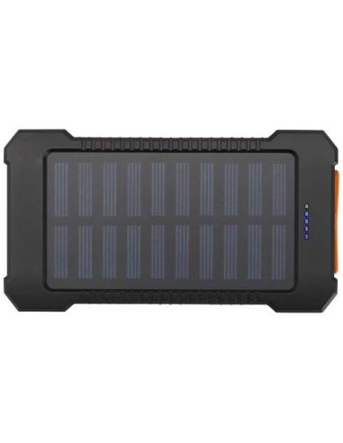 Batería externa solar de 5000 mAh y 10 W de plástico reciclado robusto con linterna incorporada N09174421