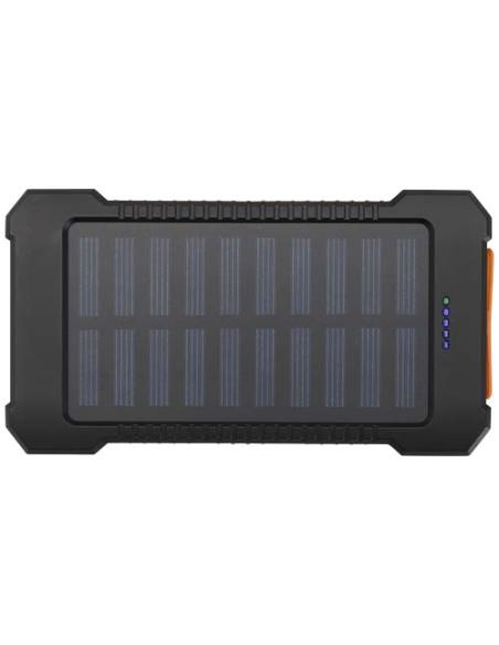 Batería externa solar de 5000 mAh y 10 W de plástico reciclado robusto con linterna incorporada N09174421