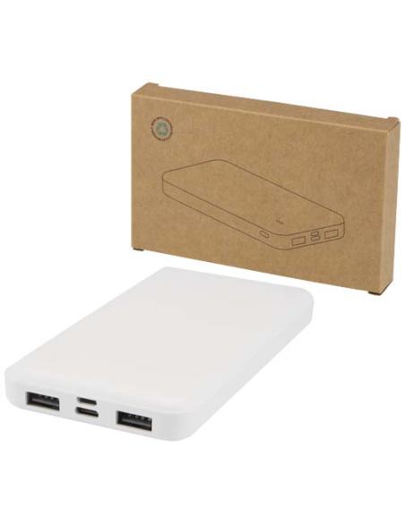 Batería externa de plástico reciclado de 10 000 mAh y 10 W N10854421