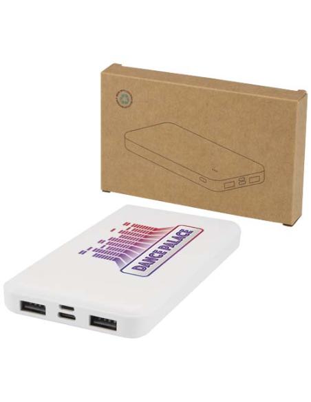 Batería externa de plástico reciclado de 10 000 mAh y 10 W N10854421