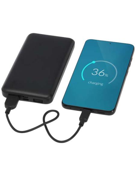 Batería externa de plástico reciclado de 10 000 mAh y 10 W N09854421