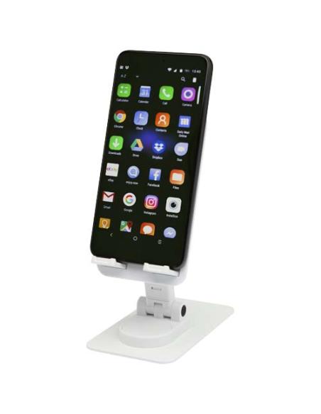 Soporte para teléfono plegable de plástico reciclado con soporte metálico para escritorio N10764421