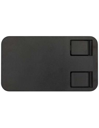 Soporte para teléfono plegable de plástico reciclado con soporte metálico para escritorio N09764421