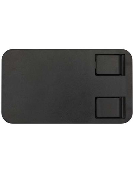 Soporte para teléfono plegable de plástico reciclado con soporte metálico para escritorio N09764421