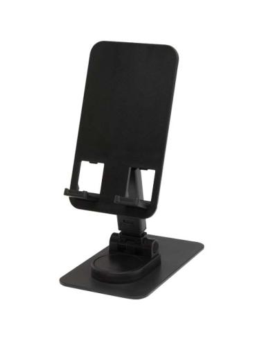 Soporte para teléfono plegable de plástico reciclado con soporte metálico para escritorio N09764421