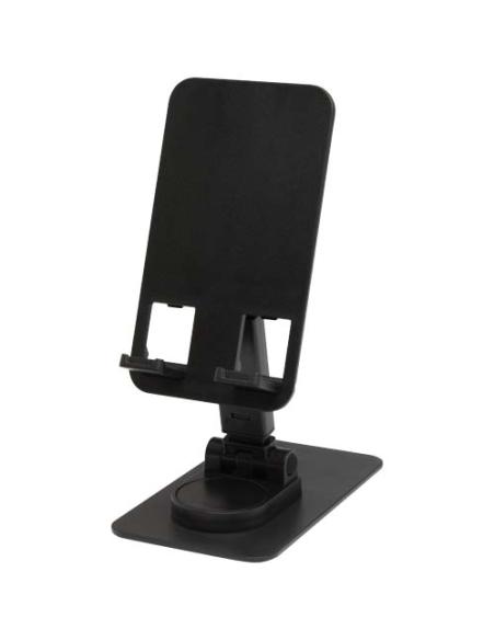 Soporte para teléfono plegable de plástico reciclado con soporte metálico para escritorio N09764421