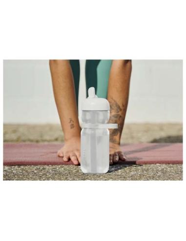 Bidón deportivo con tapa Flip de material reciclado de 600 ml N10319001