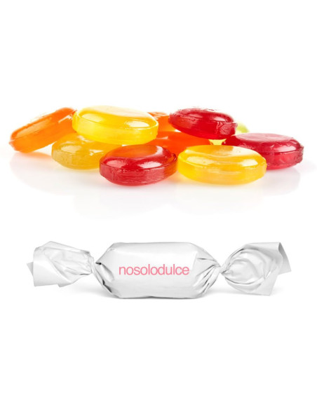 Caramelo Duro Doble Lazo Personalizado