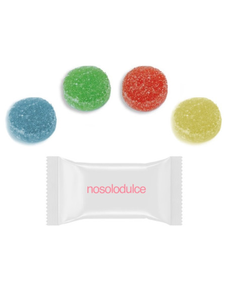 Caramelo Blando Pectina Flowpack Personalizado | Desde 11,70 € | nosolodulce