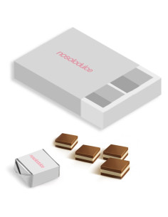 Caja con 4 Bombones Cortados Personalizados | Desde 4,75 € | nosolodulce