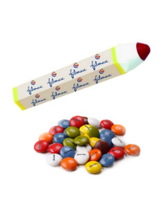 Lápiz relleno de Lacasitos Personalizado | Mejor Precio | nosolodulce