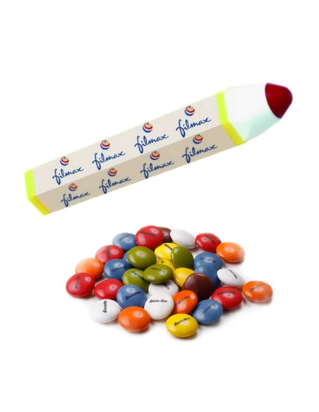 Lápiz relleno de Lacasitos Personalizado | Mejor Precio | nosolodulce