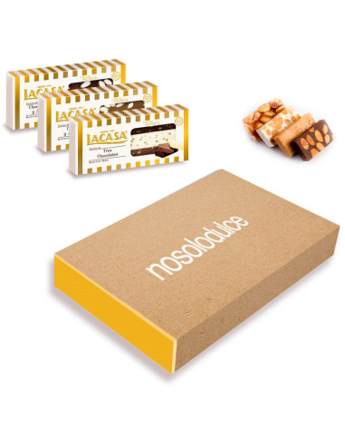 Turrón con Funda Kraft Personalizado | Desde 3,55 € | nosolodulce